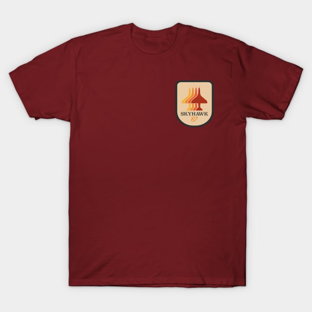 A-4 Skyhawk (small logo) T-Shirt by Tailgunnerstudios